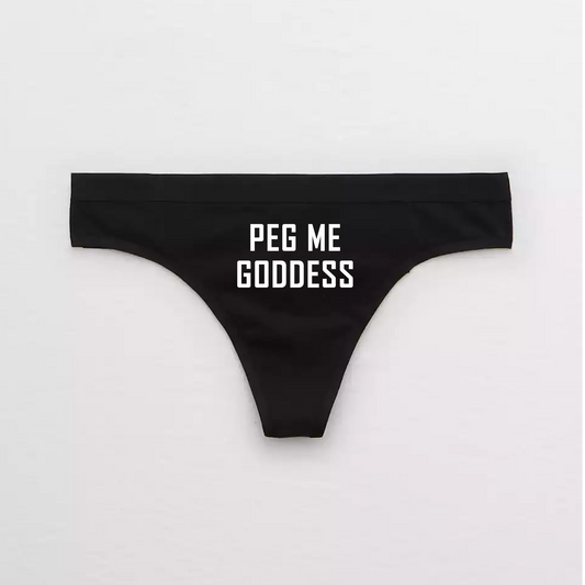 Peg Me Goddess Sissy Thong