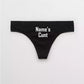 Slutty Personalized Whore Panties
