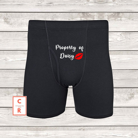 Property of Custom Name Boxers