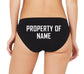 Personalized Property of Name Panties