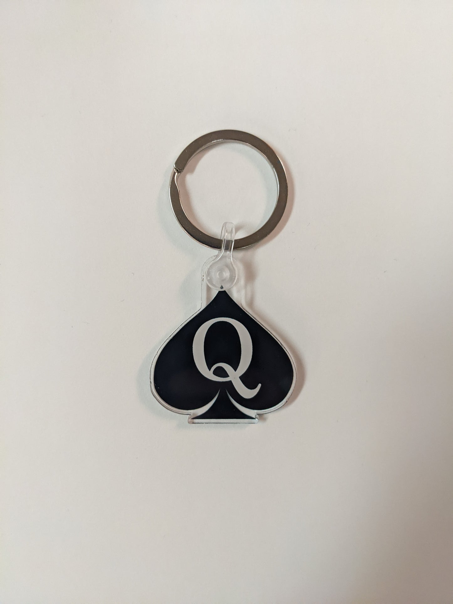 QOS Queen of Spades Keychain