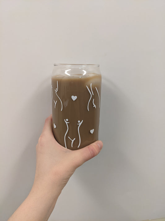 Sexy Bodies Glass Cup