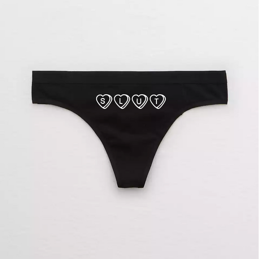 Slut Candy Heart Panties