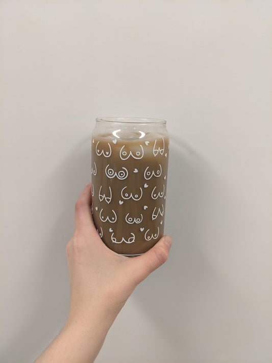 Boobies Glass Cup