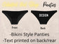 Slut In Training BDSM Panties