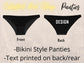 Custom Property of Name Panties